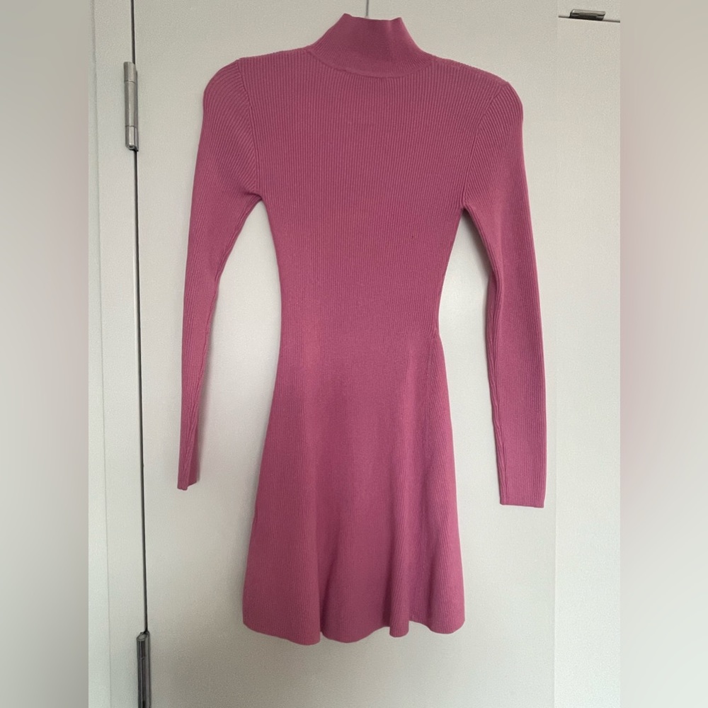 Pink Zara Long Sleeve Dress